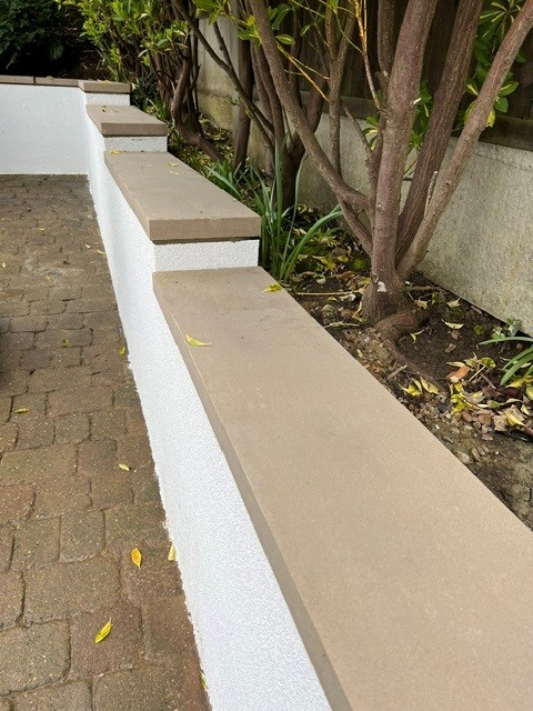 Grey Buff Sandstone copings