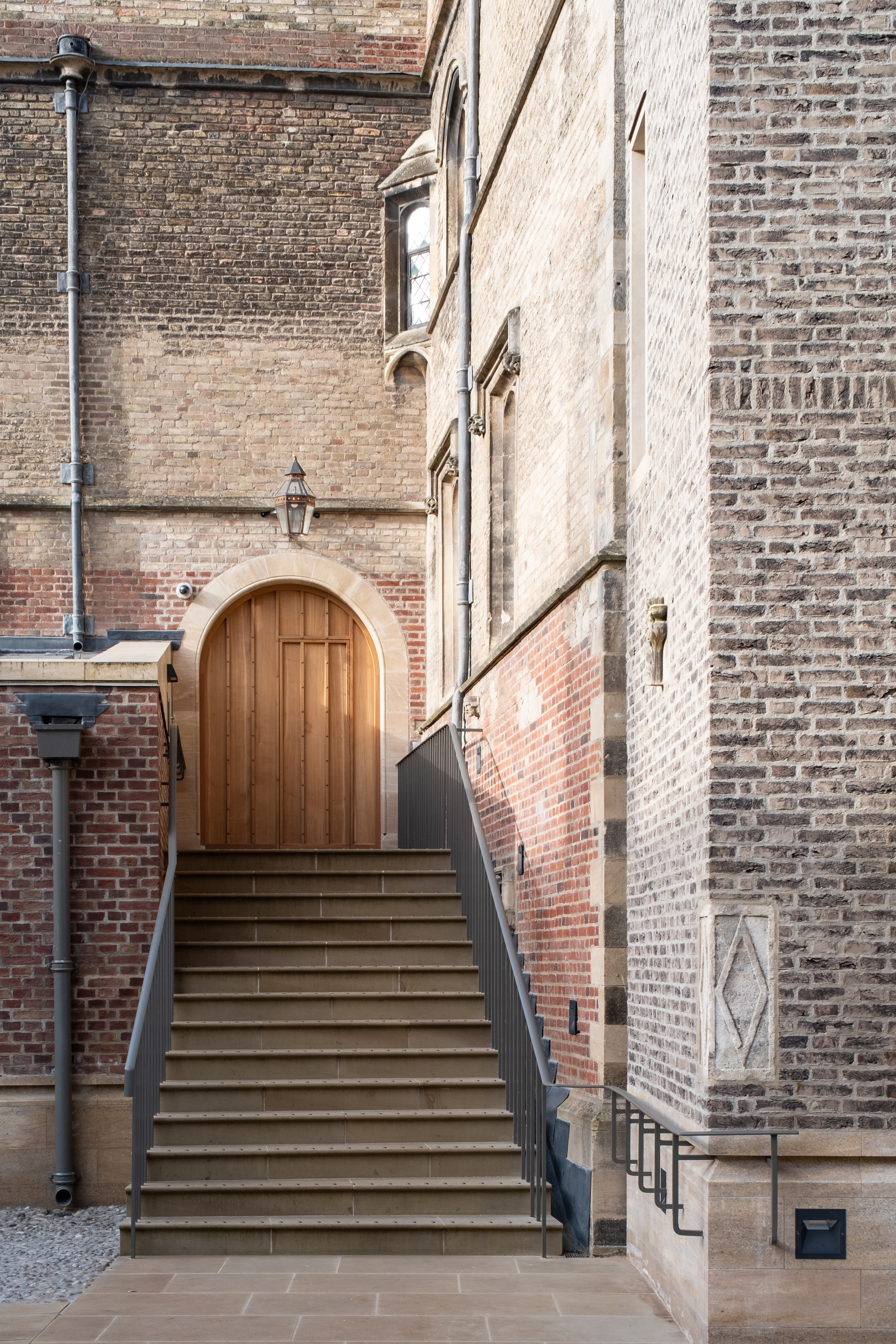 Yorkstone steps, Jesus College Cambridge